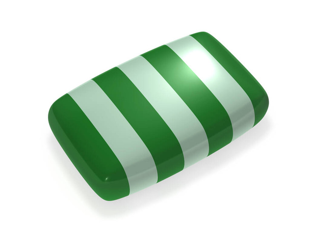 striped soap 3d rendering - Zdjęcie, obraz