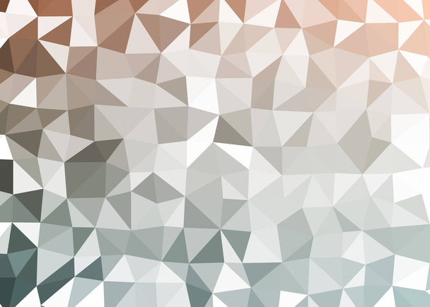 Abstract kleurenachtergrond met convexe geometrische figuren, illustratie met driehoeken en polygonen patroon - Vector, afbeelding