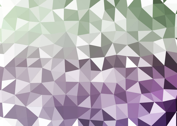 Dışbükey geometrik şekilli soyut renk arkaplanı, üçgen ve çokgen desenli illüstrasyon - Vektör, Görsel