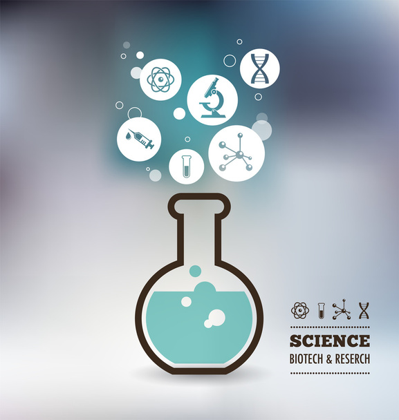 Research, Bio Technology and Science infographic - Vector, Image