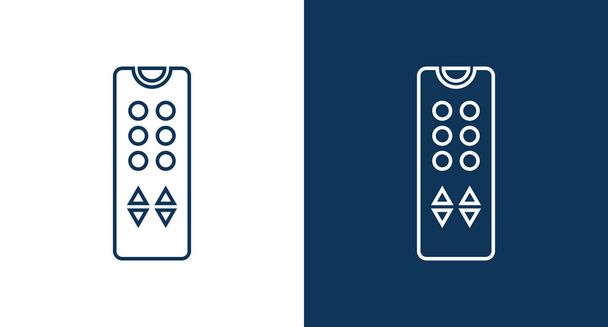 Remote control outline icon illustration isolated vector sign symbol - Vector, Image