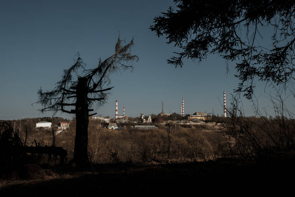 Obninsk 'teki ilk nükleer enerji santralinin görüntüsü - Fotoğraf, Görsel