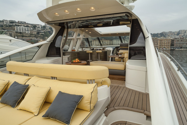 luxus yacht belső - Fotó, kép