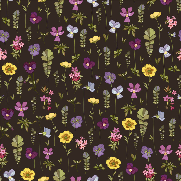 Suitable for textiles, wallpaper, wrapping paper, packaging. - Вектор,изображение