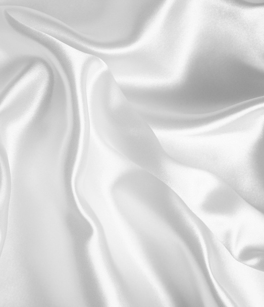 White silk background - Фото, изображение
