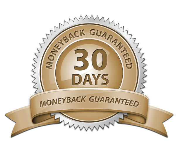 30 Day Money Back Guaranteed Sign - Photo, Image