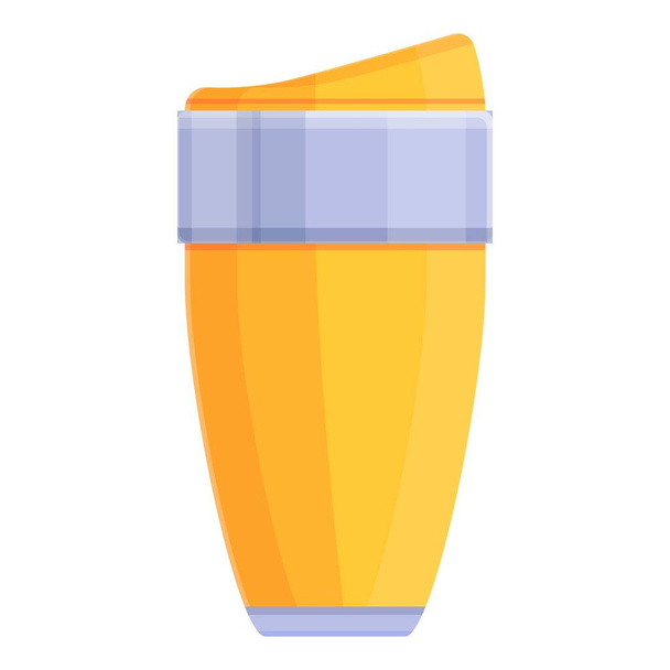 Travel cup icon, cartoon style - ベクター画像