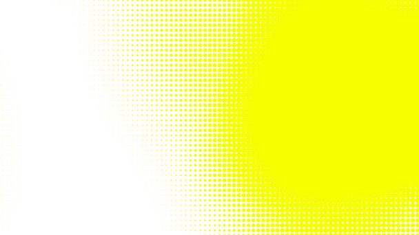 技術デジタル背景と白い黄色のパターングラデーションテクスチャの半分のドット。夏を背景にしたポップアート漫画.  - 写真・画像