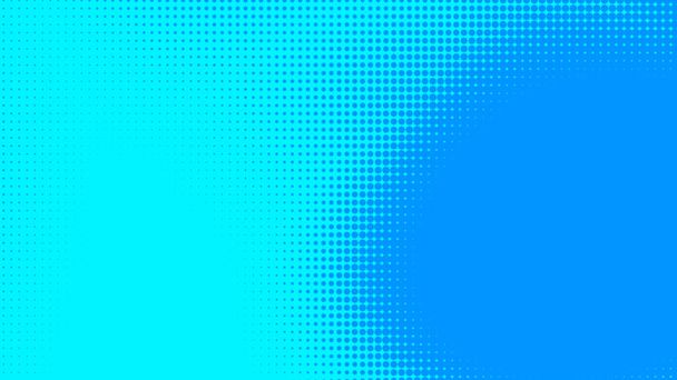 Tečky polotón modrá barva vzor gradient textura s technologií digitální pozadí. tečky pop art komiksy s letní pozadí.  - Fotografie, Obrázek
