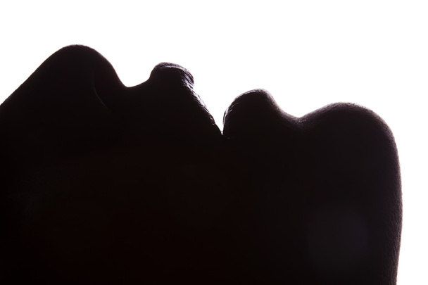 Silhouette of woman profile - Fotó, kép