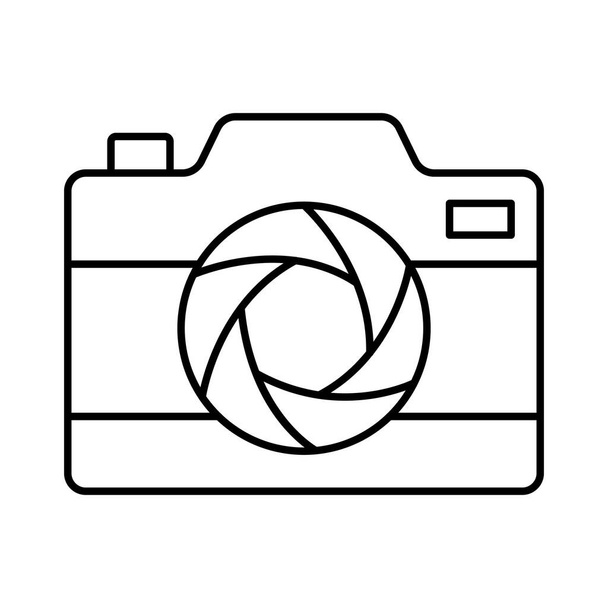 Camera diaphragm Isolated Vector icon which can easily modify or edit - Vector, Image