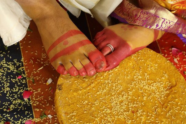 Tradiční hinduistický svatební obřad - Fotografie, Obrázek