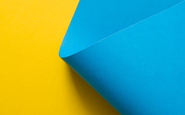 Fondo abstracto 3d amarillo y azul - Foto, imagen