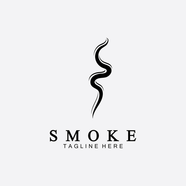Icône de vapeur de fumée logo illustration isolée sur fond blanc, Arôme vaporiser icônes. Icône de ligne vectorielle d'odeur, arôme chaud, odeur ou symbole de vapeur de cuisson, odeur ou vapeur - Vecteur, image