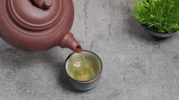 Green Tea Infusion Stock Footage Video (100% Royalty-free) 3572639