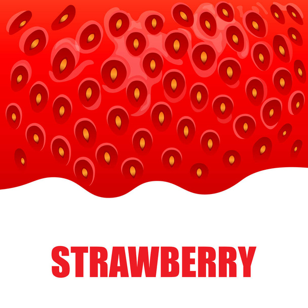 Truskawka słodki owoc ilustracja dla web izolowane na białym tle - Wektor, obraz