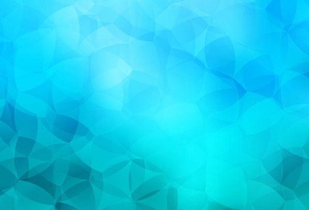 Light BLUE vector low poly texture. Блестящие абстрактные иллюстрации с элегантными треугольниками. Новый дизайн для Вашего бизнеса. - Вектор,изображение
