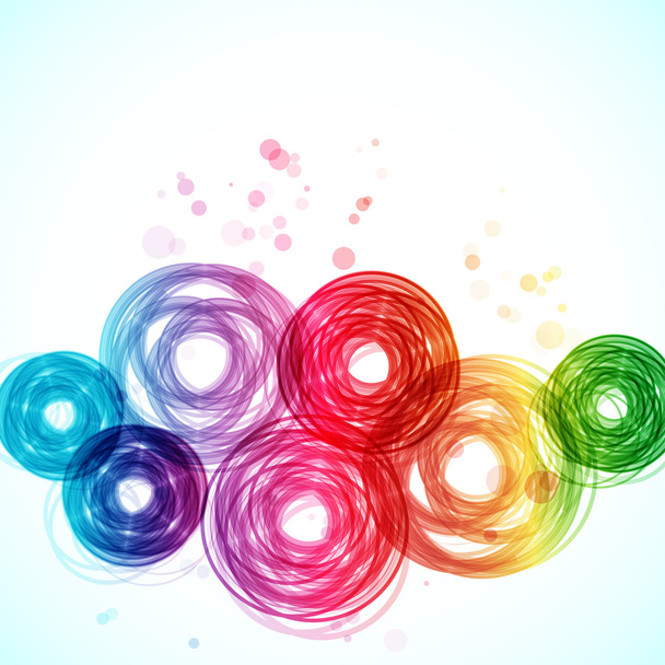 Colorful circles - Vettoriali, immagini