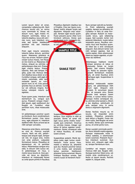 vector newspaper with highlighting - Vector, Image