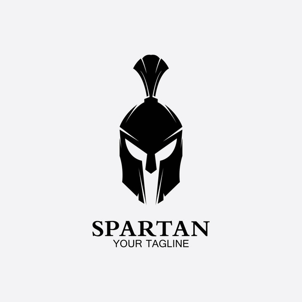 スパルタンのロゴアイコンデザインベクトル - ベクター画像