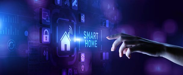 Smart Home iot Internet der Dinge drahtlose Automatisierungstechnologie Konzept - Foto, Bild