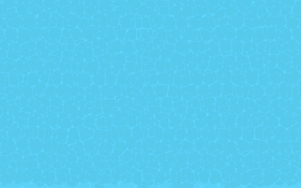 Summer background Blue realistic water texture top view - Vector, Image