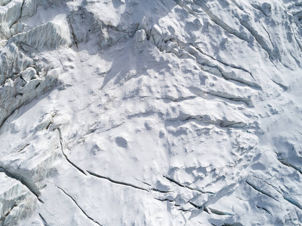 Aerial view of fossil glacier in Tibet,China - Foto, Bild
