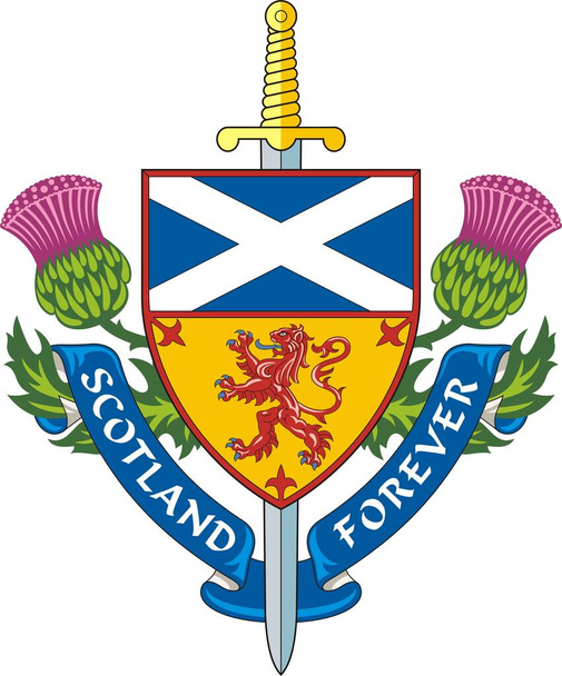 Écosse pour toujours (Symbole de l'Écosse ) - Vecteur, image