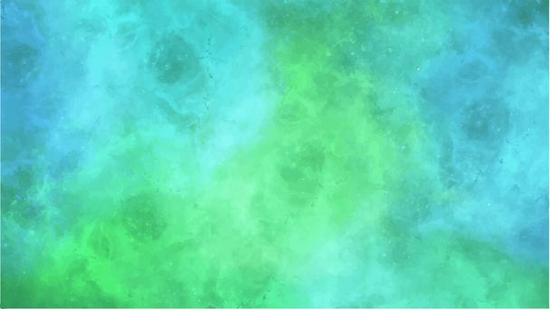 Green watercolor background for textures backgrounds and web banners desig - Vector, Image