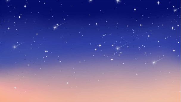 Μπλε υδατογραφία φόντο για υφές υπόβαθρα και web banners σχεδιασμό, νυχτερινός ουρανός backgroun - Διάνυσμα, εικόνα