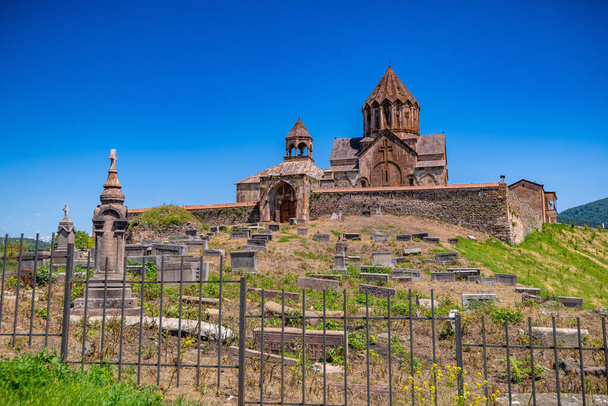 Ganzasar, Artsakh 6k 'taki 13. yüzyıl Ermeni Manastırı. - Fotoğraf, Görsel