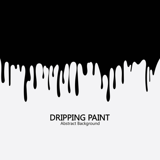 abstract background splashing dripping paint illustration - Vector, Image