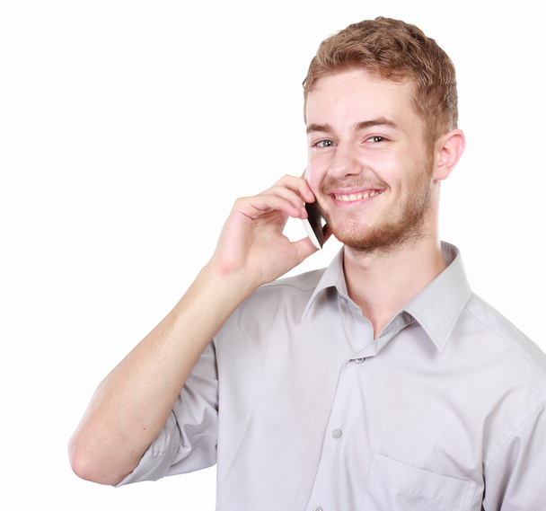 Successful business man talking on the phone - Photo, image