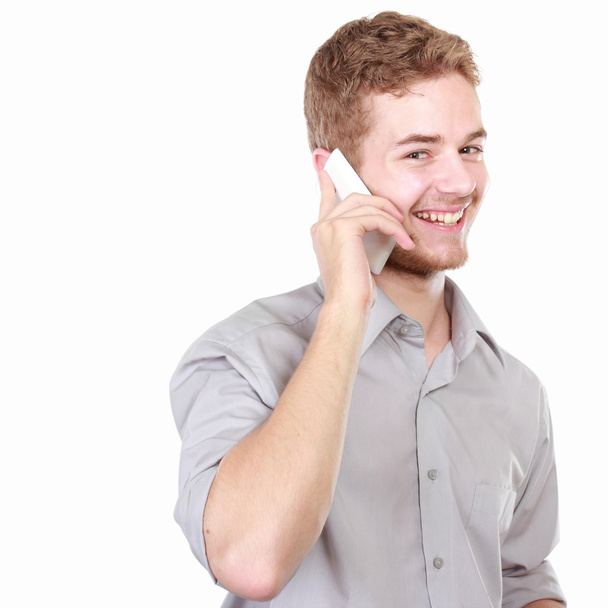 Successful business man talking on the phone - Фото, изображение