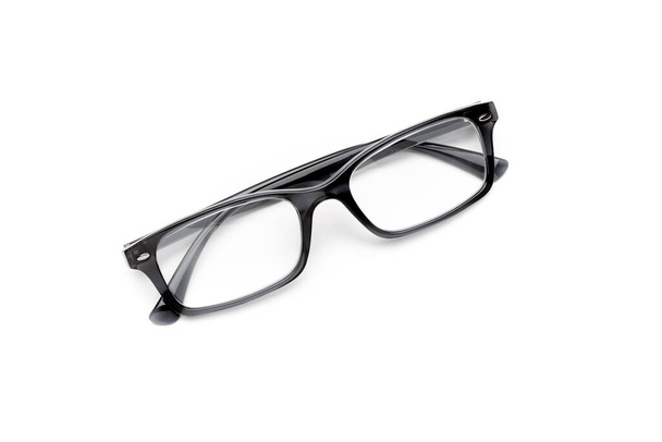 Μοντέρνα γυαλιά, ή γυαλιά, απομονωμένα σε λευκό φόντο - Φωτογραφία, εικόνα