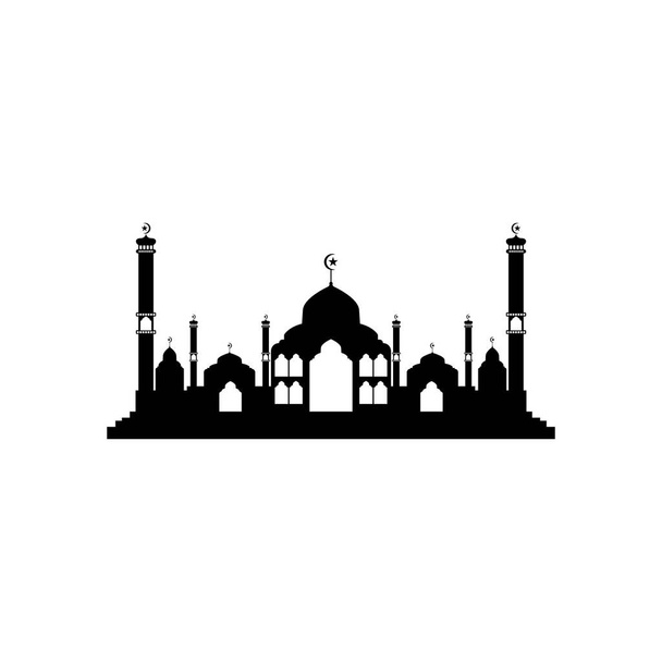 Šablona návrhu vektoru ikony mešity - Vektor, obrázek