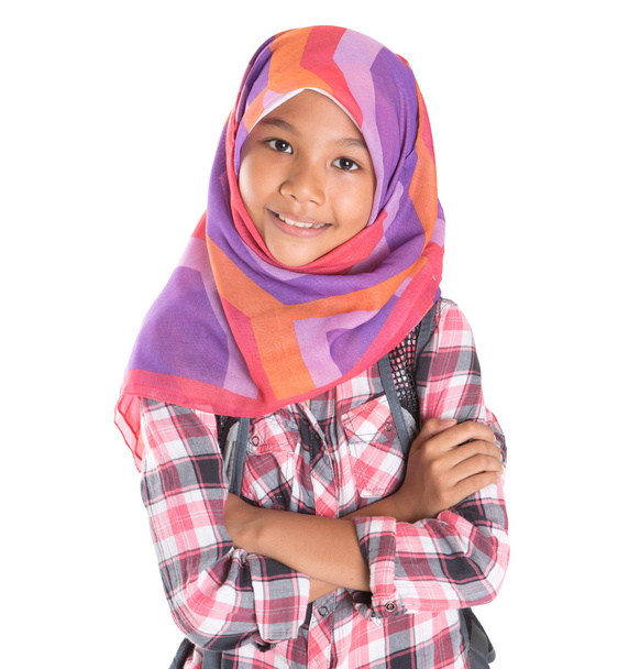 Chica de escuela musulmana
 - Foto, Imagen