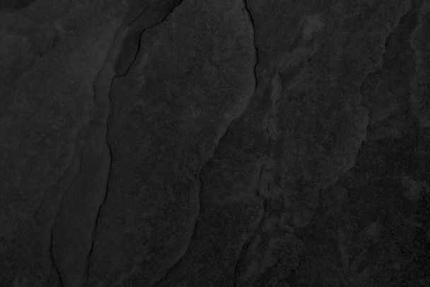 Dark grey black slate background or texture. - Photo, Image