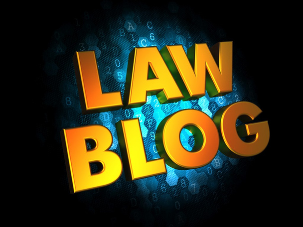 Юридичний блог - золоті 3D слова
. - Фото, зображення