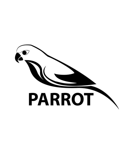 pappagallo logo design arte vettoriale - Foto, immagini