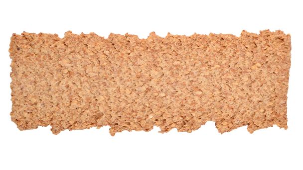 Crisp cracker isolated on white - Photo, Image