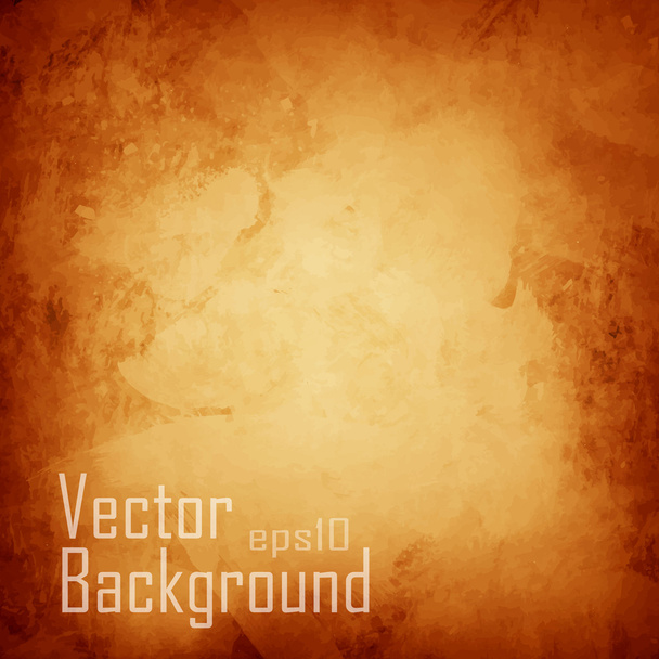 Vector orange abstract watercolor macro texture background - Vector, Image