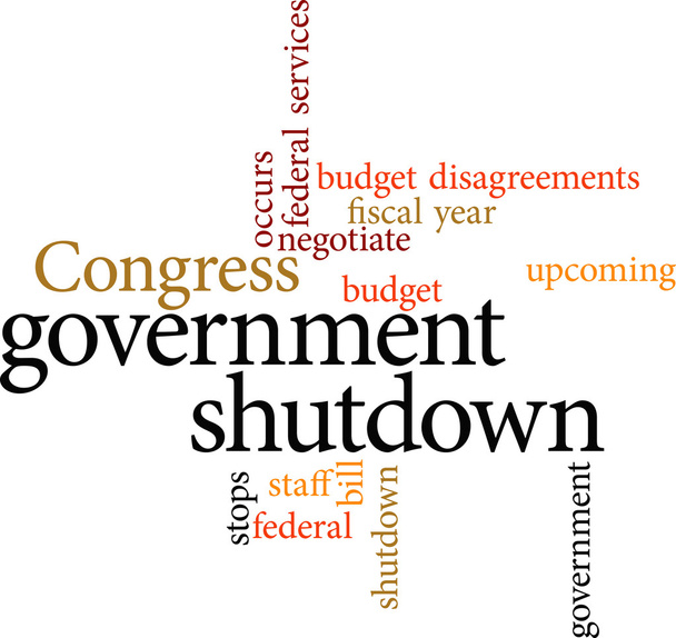 government shutdown - Vector, Image