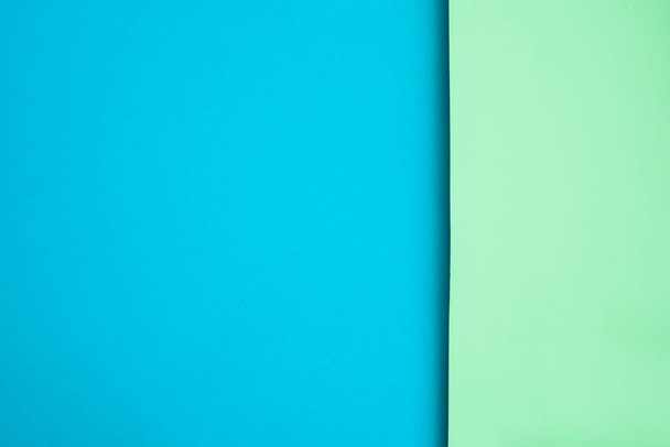 colored paper background blue green material design - Photo, Image