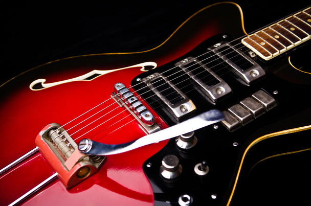 Close up of music guitar - Φωτογραφία, εικόνα