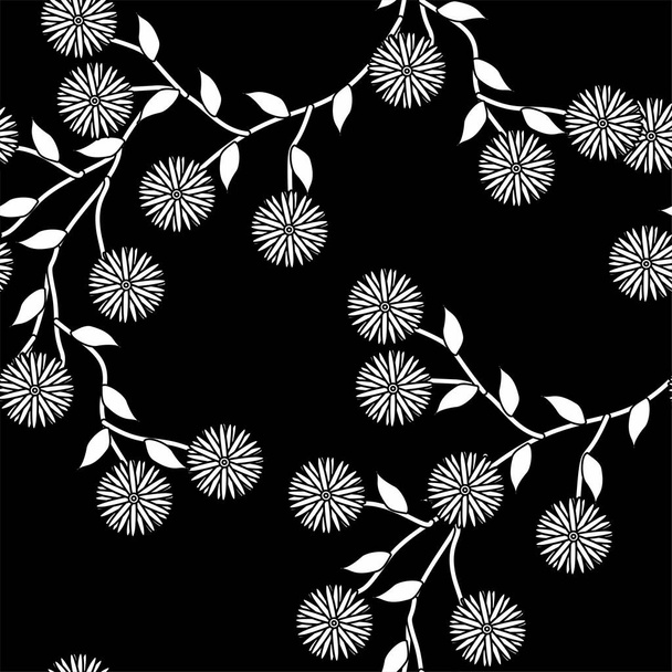 Seamless Pattern With Floral Motifs able to print for cloths, tablecloths, blanket, shirts, dresses, posters, papers. - Vecteur, image