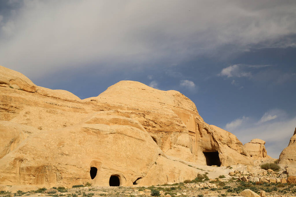 Petra, Jordânia, a paisagem antes de entrar no Siq - Foto, Imagem
