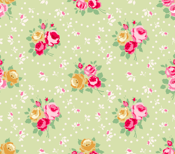 Roses pattern - Vektor, kép