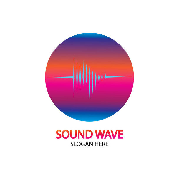 Sound Wave. Colorful sound waves for party, DJ, pub, clubs, discos. Audio equalizer technology. illustration - Vector, Image