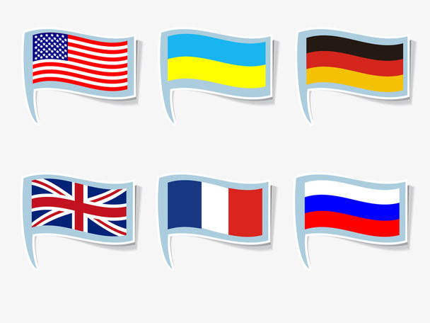 Banderas de vectores
 - Vector, Imagen